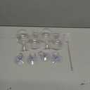 4 pcs Window Propagation Stations, Easy to Install Plant Propagation Bulbs with Suckion Cups, No Nails Wall Hanging Planter Propagation Station, Glass Plant Terrarium Vase (Clear)