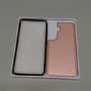 DJDUCK Designed for Samsung Galaxy S24 FE Case Wallet with Card Holder, [Magnetic Clasp Cover] [RFID Blocking Leather Protection] Shockproof Women Men Cases for Samsung S24 FE, Rose Gold