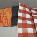 Tinideya 2 Pcs Christmas Door Mat Xmas Welcome Non Slip Coir Mats Merry Christmas Red White Buffalo Plaid Floor Layering Doormats Seasonal for Front Porch Entryway Decor(Red White Buffalo)