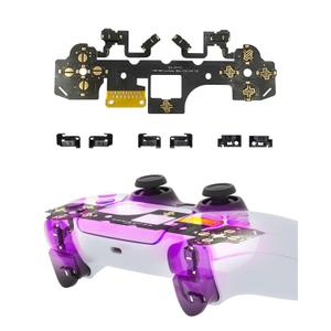 KD.FLY 4 Buttons Clicky Kit with Omron Micro Switch for PS5 Controller BDM-030/040/050  Mouse Click Triggers, Fast Response for Enhanced Gameplay