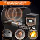 KIT0255 Hot Rod Igniter Replacement for Traeger D2 Pellet Grills Pro 575 & 780, Ironwood 650 & 885, Silverton 620 & 810, Timberline 850 &1300 (Gen 2 only), Part for Traeger D2 Direct Drive Smoker