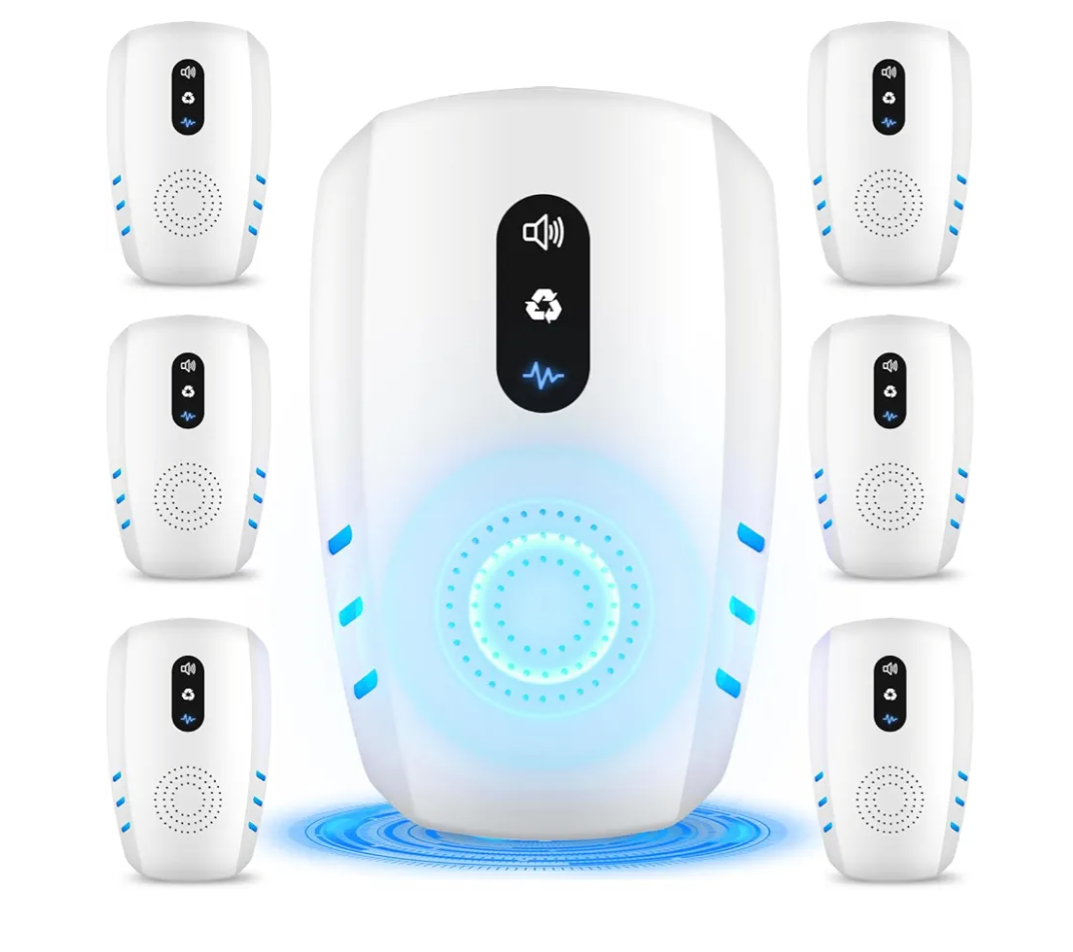 2025 Upgraded Ultrasonic Pest Repellent Indoor Insect Repeller, Pest Control, Repellent Roach, Mouse, Bugs, Mosquito, Mice, Spider, Ant, Rodent Repellent Ultrasonic Plug in, 3 Mode Switching, Pack of 6  2025 Upgraded Ultrasonic Pest Repellent Indoor Insect Repeller, Pest Control, Repellent Roach, Mouse, Bugs, Mosquito, Mice, Spider, Ant, Rodent Repellent Ultrasonic Plug in, 3 Mode Switching, Pack of 6