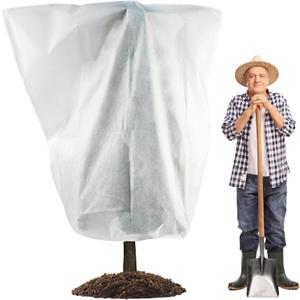 Freeze Protection Plant Cover, 84" x 72"Frost Winter Protection Tree Wrap Bag, Cold Weather Protection Cloth Cover Outdoor for Growing Season Extension and Freezing Protection