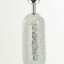Stylecraft Silver Mosaic and Metal Table Lamp