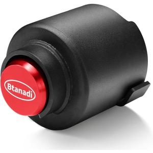 Trailer Lock Fits 2 5/16 Inch Coupler, Upgraded Heavy-Duty Steel Hitch Lock, Anti-Theft & Pry-Resistant for RV, Boat, Cargo Trailer (Red)