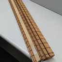 LazBlinds No Drill Bamboo Roman Shades, 39" W x 48" H, Malay Umber