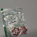 Dreyoo 2 Pack Outdoor Faucet Handles, 16 Point Broach 0.43" Round Stem Hole Faucet Handle Compatible with LASCO 01-5105, Round Wheel Handle Fits Most 3/8" Shaft Sillcock Valve Stems (Red)