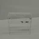 Acrylic Raffle Drum, Transparent Raffle Ticket Spinner Box, Clear Ticket Box for Bingo, Lottery Games, Balls