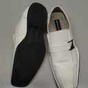 Bruno Marc Men's Giorgio Classic Slip-on Dress Loafers Shoes (10, White)