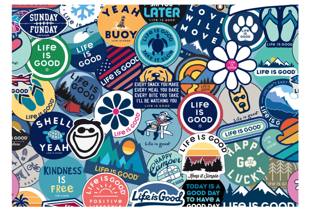 Sticker Collage - Scratch and Dent - 300 Piece Jigsaw Puzzle by Buffalo Games