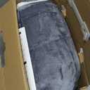 Homemate Heated Weighted Blanket for Adults - 50"x60" 12lbs Electric Throw Fast Heating Heavy Blanket 1/2/4/6/8 Hour Auto Off 10 Heat Levels Over-Heat Protection Comfortable Flannel Sherpa