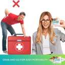 Personal First Aid Kit- 10 PACK | Clean, Treat, Protect Minor Cuts, Scrapes and Burns | Perfect for Home, Office, Car, School, Business, Camping | Individually wrapped First Aid Products (Multi-Color)
