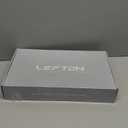 Lefton Rotatable Bathroom Faucet with Temperature Display in Fahrenheit (Batteries-Free), 3 Water Modes, Brushed Gold, BF2204-6