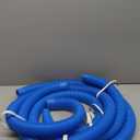 1-1/2-Inch Pool Hoses for Above Ground Pools with Clamps - 1.5" Diameterd Replacement Pool Pump Hose Compatible with Intex Coleman Skimmer Surface Pool Pump (Blue -3 Pack)