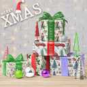 9 x GIOLNIAY Nutcracker Christmas Wrapping Paper for Kids Adults - Holiday Gift Wrap with Nutcracker, Ribbons & Greenery on White - 4 Jumbo Sheets, 28" x 40" Each (31 sq. ft ttl), Easy to Store