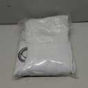 ChrisDowa Grommet Blackout Curtains for Bedroom - Thermal Insulated Room Darkening Curtains for Living Room (1 Panel Set, Greyish White, 52W x 72L)