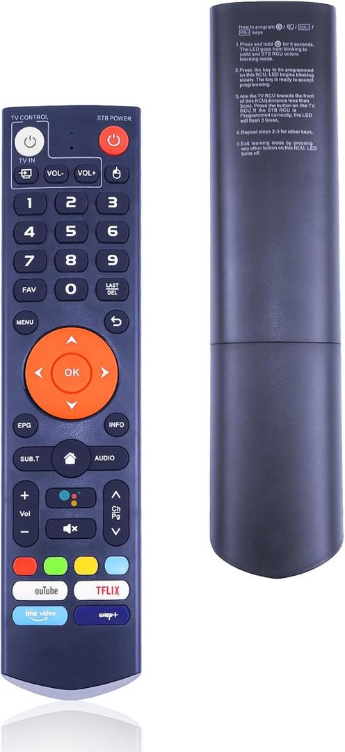 New V3 Plus Voice Remote Control, Replacement Compatible with vSeeBox V3 Plus V3 Pro Smart Bluetooth Voice Remote Control