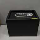 1.2 Cuft Home Safes Fire and Waterproof, Anti-Theft Fireproof Safe Box with Digital Keypad, Spare Keys and Removable Shelf, Personal Safe Box for Documents Money Firearm Valuables