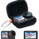 CYNOVA Osmo Action 6 Case, Carrying Case for DJI Osmo Action 6 Accessories, Hard Shell Travel Storage Case with DJI Osmo Action 6 Screen Protector (3 Set), Impact-resistant, scratch-resistant