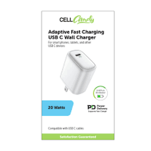 CELL CANDY Adaptive Fast Charging USB C WALL CHARGER