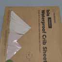 2-Pack Waterproof Baby Crib Sheets for Boys, Girls - 52x28 Viscose Derived from Bamboo Toddler Bed Sheet Neutral, Fitted Crib Mattress Protector Cover for Baby Bedding, Soft & Gentle (Cameo)