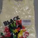 Funny Juneteenth Shirts for Todder Boys Girls Kids, African American History Shirts 1865 Peace Love Tees 2-8T (Yellow)