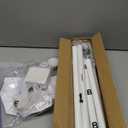 ENJOYBASICS 2 Pack Adjustable Spring Tension Curtain Rods 32 to 66 Inches, Stainless Steel White Shower Rod No Drilling for Window, Bathroom, Closet, Room Divider, 7/8" Diameter