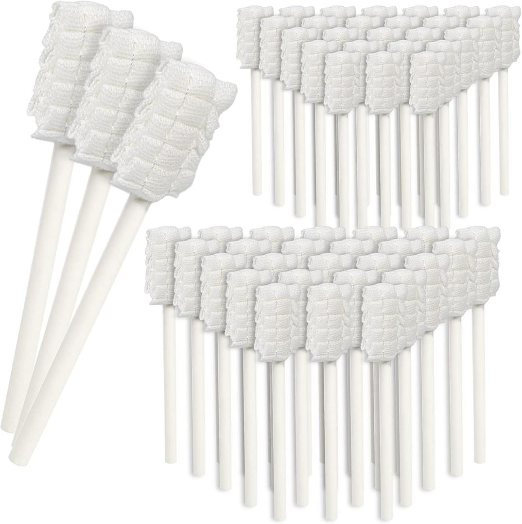 Baby Tongue Cleaner,Disposable Baby Mouth Cleaner, Soft Gauze Toohthbrush Newborn Oral Cleaning Stick Dental Care for 0-36 Month(100)