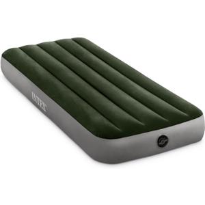 Intex 64106E Dura-Beam Prestige Downy Air Mattress: Fiber-Tech - Jr Twin - 10in Bed Height - 300lb Weight Capacity - Pump Sold Separately