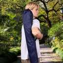 2pcs Camp Chair Replacement Bags, 36.22x9.84 Inch Polyester Durable Travel Outdoor Folding Chair Carry Bags with Shoulder Strap and Drawstring for Camping Hammock Yoga Mat Tripods (Navy)