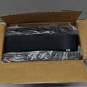 2 Pack Multipurpose Stackable Storage Bins With Lids, 7x10 Inch Plastic Containers For Home And Office Organization, Black