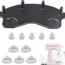 Patent PendingStand Mixer Attachment Holders, Compatible with Kitchenaid Mixer & KitchenAid Flat Beater, Kitchen Accessory Organizer, Accessories for Storing Dough Hooks,Flat & Flex Edge Beater