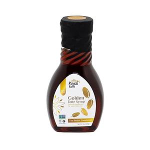 Royal Palm Store Golden Date Syrup (12oz) - 100% Pure Date Molasses, Natural Sugar Substitute, No Added Sugar, Vegan, Non-GMO, Gluten-Free, BBD 08/2027
