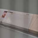 Retractable Baby Gate for Stairs & Doorways, 55" Wide x 33.6" Tall Easy Installation Mesh Dog Gate for Indoor & Outdoor Use,Pet and Dog Safety Gate for Hallways(Grey) (Gray)