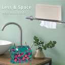 Hand Towels Box Cover Holder,PU Leather Hand Towel Case Compatible with Kleenex Disposable Paper Hand Towels