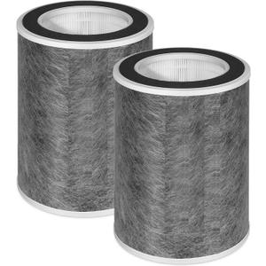 2PACK HP202 Filter Replacement Compatible with shark HP201,HP202,HP301,HP302,HC501,HC502 Air Purifier Filter,Hc501 Replacement Filter Parts coding Part HE2FKBASMB, HE2FKBAS, HE2FKPET, HE2FKPRO(2PACK)