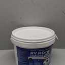 RV Roof Coating White, Wadities Waterproof Solar Reflective Sealant, Flexible RV Roof Sealant for Campers, Trailers, Motorhomes, Metal Buildings and Leak Repairs - 1 Gallon