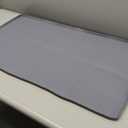 Jin&Bao Waterproof Under Sink Mat 34" x 22", Thick Silicone Mat Cabinet Protector for Kitchen and Bathroom, Shelf Liner, Home Organizer and Storage, Multipurpose Tray for Gadgets and Essentials (Dark Gray)