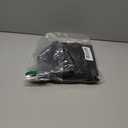 Women's One Shoulder Ruffle Bodycon Dress Elegant Cocktail Party Slit Midi Dresses (Black)