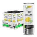 CELSIUS Sparkling Lemon Lime, Sugar Free Energy Drink, 12 Fl Oz (Pack of 12)Exp: 12/25