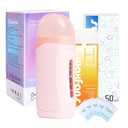 Waxing Kit for Women & Men, Waxfans Honey Roll On Wax Kit for Hair Removal at Home, with 1 Wax Cartridge & 50 waxing Strips, Lasts 4-6 Weeks, All Skin Types.