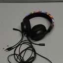 WIRWTRU S30 Gaming Headset with Microphone,198g Lightweight Design, Wired Gaming Headphones for Xbox, Xbox Series X|S, PS5, PS4, Switch, PC, Noise Cancelling Mic, Soft Earmuffs (Graffiti)