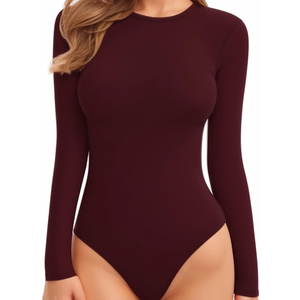 MANGOPOP Tank Top Body Suits Women Sexy Crew Neck Racerback Halter Ribbed Sleeveless Bodysuit for Women XXL