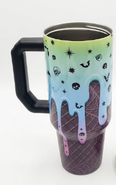 Frost Buddy Thicc Buddy - 50 oz Stainless Steel Vacuum Insulated Tumbler with Lid and Straw for Water - Travel Mug Cupholder Friendly - Gifts for Women Men Him Her