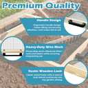 Large Soil Sifter, Rock Sifter Garden Sieve Soil Dirt Leaves for Gardening, 17.5'' 34'' Compost Sifter Suitable for Wheelbarrow and Handheld (EXP 12/03/27)