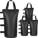 Canopy Weight Sand Bags 4 Pack, Upgraded Load Capacity Sandbags for Pop up Tent, 120LBS Weight Bags for Canopy Tent Pergola Outdoor Instant Canopies(Without Sand)