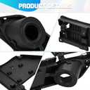 Transit Fuel Door, Transit Gas Door + White Cover Compatible with 2015-2023 Ford Transit Vans 150 250 350 HD - Fuel GAS Filler Pocket Housing Hinge Door Replace # CK4Z-5427936-A CK4Z-5427936-F