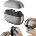 Electric Toenail Clippers for Seniors, Rechargeable Nail Trimmer with LED Light, Automatic Nail Cutter & File with Nail Dust Collector, Safe Grooming Kit for Thick Toenails & Fingernails (Silver)