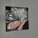 Compatible Audi Key Fob Cover, Pink Genuine Leather Crystal Case for Audi A4 A5 A6 A7 A8 Q5 Q7 S3 S4 S5 S6 S7 S8 SQ5 RS5 RS7 Smart Key