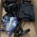 Economy Knee Scooter Steerable Knee Walker for Foot Injuries Compact Crutch Alternative with Dual Braking System (Black)